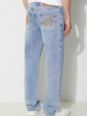 Billionaire Boys Club jeansy Diamond & Dollar Embroidered Denim męskie B24152