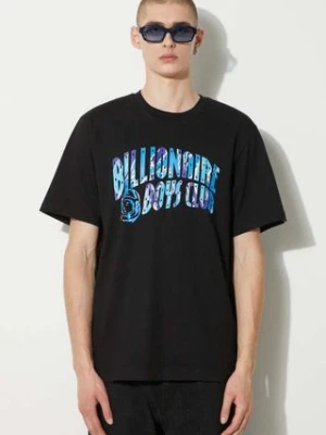 Billionaire Boys Club t-shirt bawełniany Camo Arch Logo męski kolor czarny z nadrukiem B24241