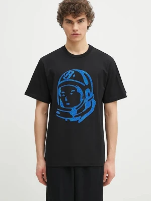 Billionaire Boys Club t-shirt bawełniany Cracked Flock Print Astro T-Shirt męski kolor czarny z nadrukiem B25156