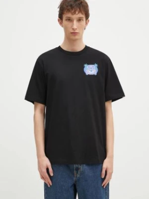 Billionaire Boys Club t-shirt bawełniany Tropical Crest męski kolor czarny z nadrukiem B24461