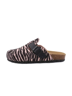 billowy Kapcie w kolorze czarno-jasnoróżowym rozmiar: 38