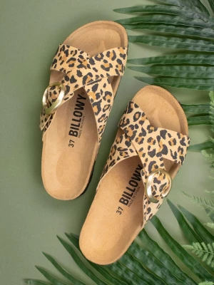 billowy Klapki w kolorze brązowo-beżowym rozmiar: 40