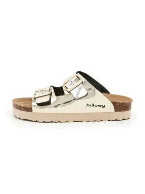 billowy Klapki w kolorze złotym rozmiar: 41