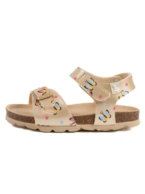 Zdjęcie produktu billowy Sandały "Rosso" w kolorze złotym rozmiar: 33