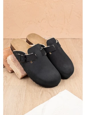 billowy Skórzane chodaki w kolorze czarnym rozmiar: 45