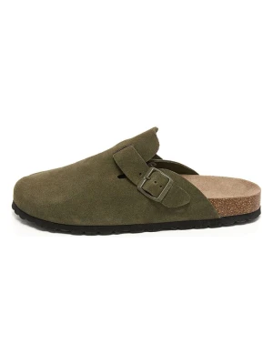 billowy Skórzane chodaki w kolorze khaki rozmiar: 46