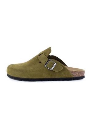 billowy Skórzane chodaki w kolorze khaki rozmiar: 46