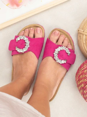 billowy Skórzane klapki w kolorze różowym rozmiar: 36