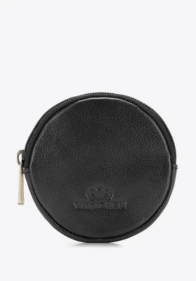 Bilonówka skórzana okrągła czarna Wittchen