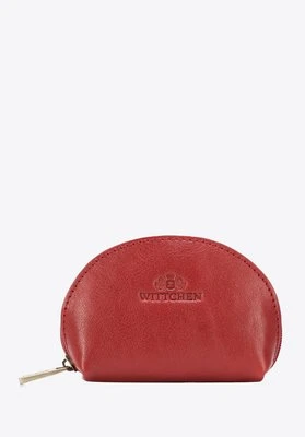 Bilonówka skórzana półokrągła czerwona Wittchen