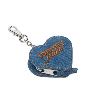 Bilonówka Tommy Jeans Tjw Cool Denim Heart Coin Purse AW0AW18595 Niebieski