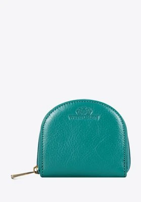 Bilonówka ze skóry na suwak zielona Wittchen