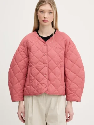 Bimba Y Lola kurtka damska kolor pomarańczowy przejściowa oversize 251BR0447.10206