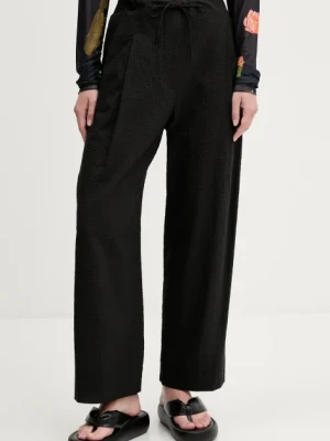 Bimba Y Lola spodnie damskie kolor czarny proste high waist 251BR6003.12000