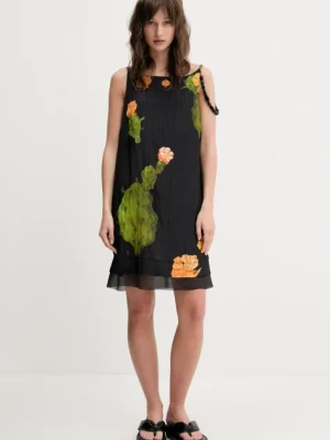 Bimba Y Lola sukienka kolor czarny mini rozkloszowana 251BR9096.10120