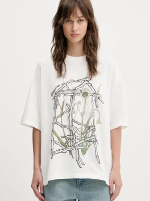 Bimba Y Lola t-shirt bawełniany damski kolor biały 251BR7440.10060