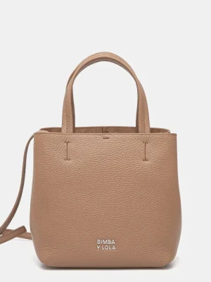 Bimba Y Lola torebka skórzana kolor brązowy 251BBBJ5L.12601