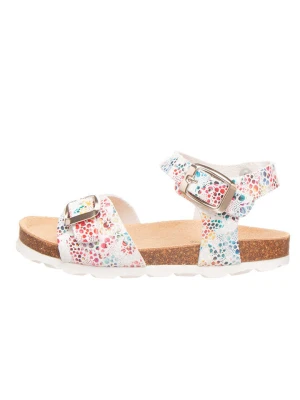 BIO PINGÜIN Sandały w kolorze białym ze wzorem rozmiar: 29