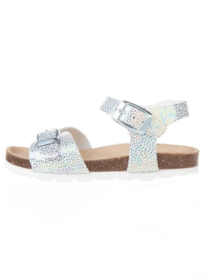 BIO PINGÜIN Sandały w kolorze białym ze wzorem rozmiar: 34