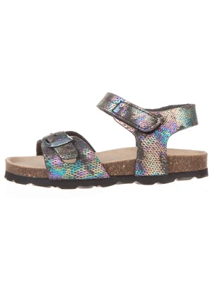 BIO PINGÜIN Sandały w kolorze czarnym ze wzorem rozmiar: 36