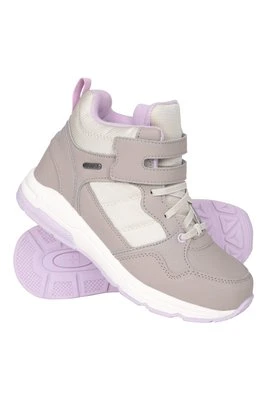 Birch — wodoodporne trekkingowe buty dziecięce - Beige Mountain Warehouse