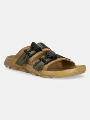 Birkenstock 1774 klapki nubukowe x Maharishi Mogami Terra Tech 2S Pack męskie kolor beżowy 1030030