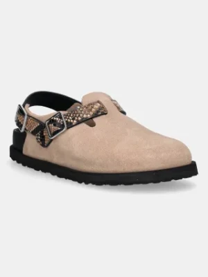Birkenstock 1774 sandały zamszowe Tokio EXQ LE damskie kolor beżowy 1030012