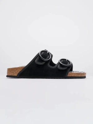 Birkenstock 1774 x Repetto Arizona Round Buckle NL klapki damskie zamszowe