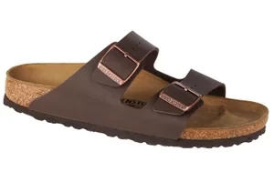 Birkenstock Arizona BF 0051703, Damskie, Brązowe, klapki, Birko-Flor, rozmiar: 35