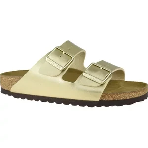 Birkenstock Arizona BF 1016111, Damskie, Złote, klapki, Birko-Flor, rozmiar: 36