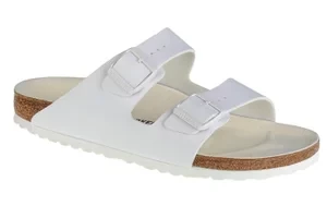 Birkenstock Arizona BF 1019046, Damskie, Białe, klapki, Birko-Flor, rozmiar: 43