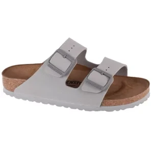 Birkenstock Arizona BF 1027696, Damskie, Szare, klapki, Birko-Flor, rozmiar: 36