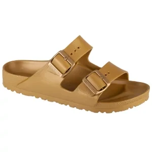 Birkenstock Arizona Eva 1022465, Damskie, Złote, klapki, syntetyk, rozmiar: 36