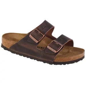 Birkenstock Arizona LEOI Habana 52531, Unisex, Brązowe, klapki, Skóra olejowana, rozmiar: 36