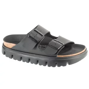 Birkenstock Arizona Papillio Chunky BF 1029077, Damskie, Czarne, klapki, Birko-Flor, rozmiar: 35