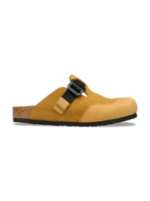 Birkenstock Boston Nova 2.0 LEVE klapki z zakrytymi palcami męskie zamszowe