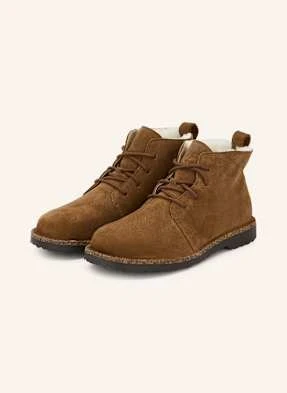 Birkenstock Botki Sznurowane Uppsala Mid braun