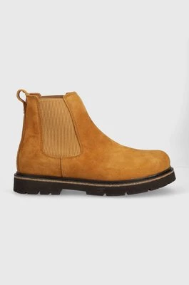 Birkenstock buty zamszowe Highwood męskie kolor brązowy 1025745