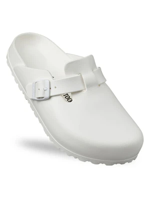 Birkenstock Chodaki "Boston" w kolorze białym rozmiar: 40