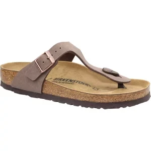 Birkenstock Gizeh 43751, Damskie, Brązowe, japonki, nubuk, rozmiar: 36