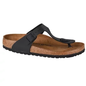 Birkenstock Gizeh BF 0043693, Damskie, Czarne, japonki, Birko-Flor, rozmiar: 36