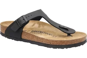 Birkenstock Gizeh BF 43691, Damskie, Czarne, japonki, Birko-Flor, rozmiar: 36