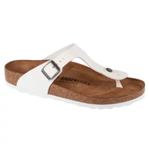 Birkenstock Gizeh BF 745531, Damskie, Białe, japonki, Birko-Flor, rozmiar: 35