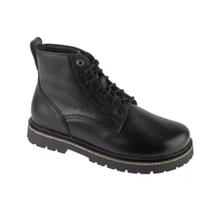 Birkenstock Highwood Lace Mid W 1030783, Damskie, Czarne, trapery, skóra licowa, rozmiar: 36