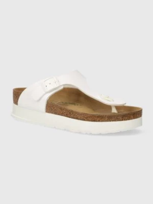 Birkenstock japonki BIRKENSTOCK X PAPILLIO Gizeh Platform Flex damskie kolor biały na platformie 1027396