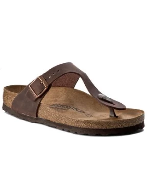 Birkenstock Japonki Gizeh 0743831 Brązowy