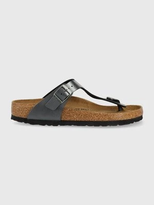 Birkenstock japonki Gizeh BF damskie kolor czarny na płaskim obcasie 1021428-BLACK