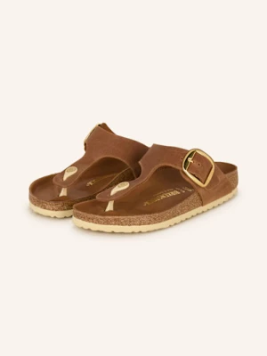 Birkenstock Japonki Gizeh Big Buckle braun