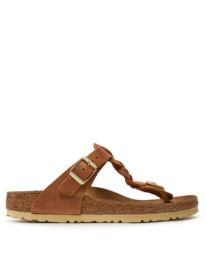 Birkenstock Japonki Gizeh Braided 1021336 Brązowy