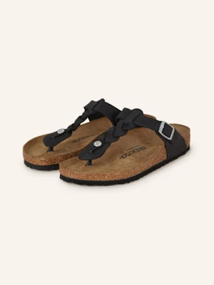 Birkenstock Japonki Gizeh Braided Leoi schwarz